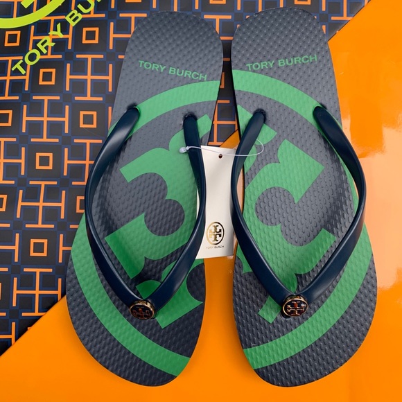 Tory Burch Shoes - NWT Tory Burch Emory Flip Flop Flat Logo Sandals